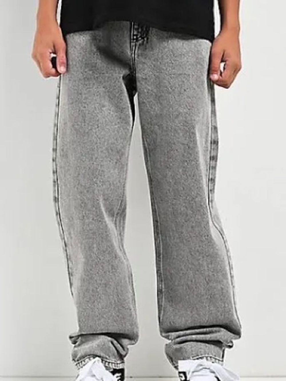 Empyre Men's Light Grey Cargo Pants — Relaxed Utility Fit